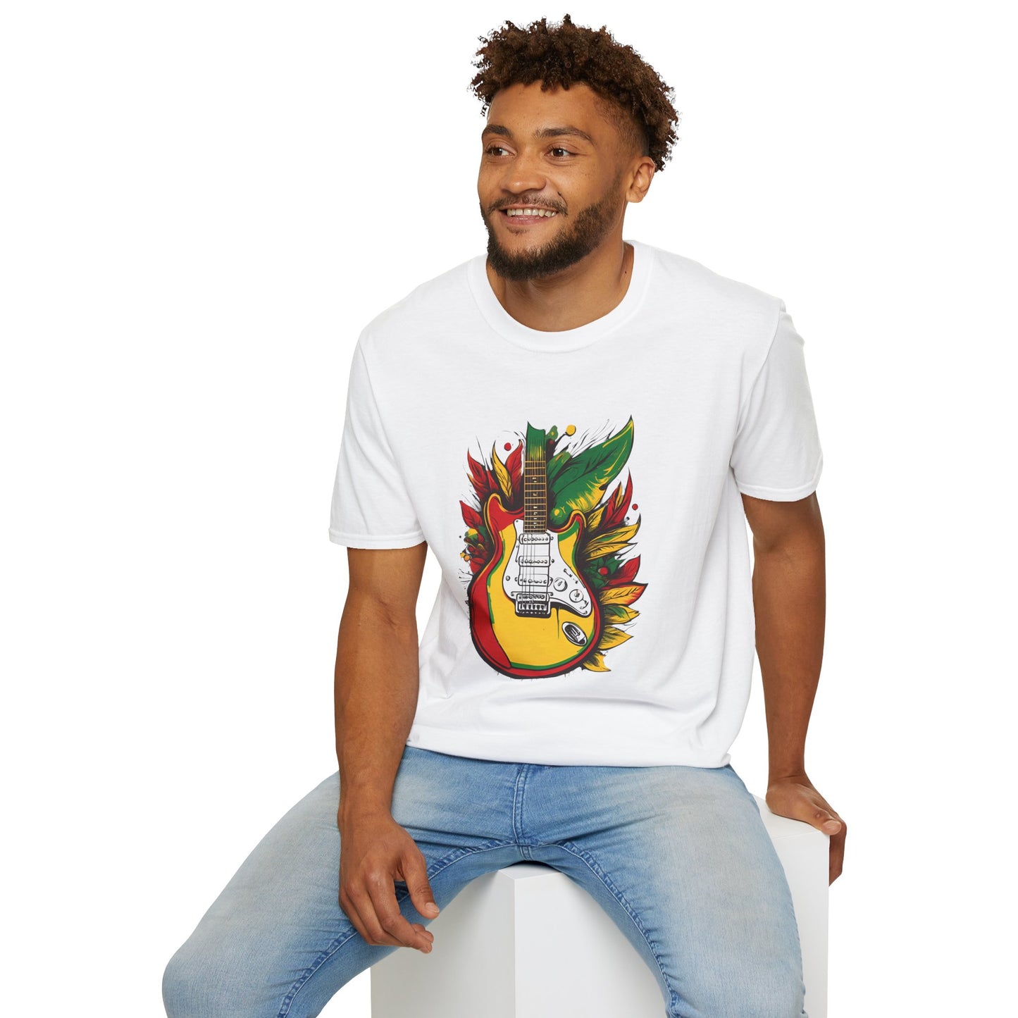 Reggae Guitar T-Shirt | Unisex Softstyle