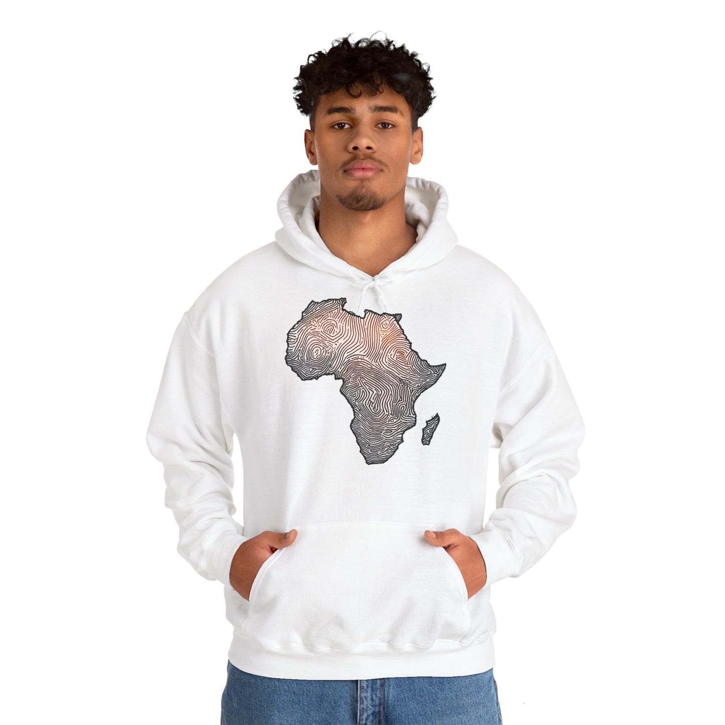 Africa Fingerprint Hoodie - Unisex Heavy Blend™