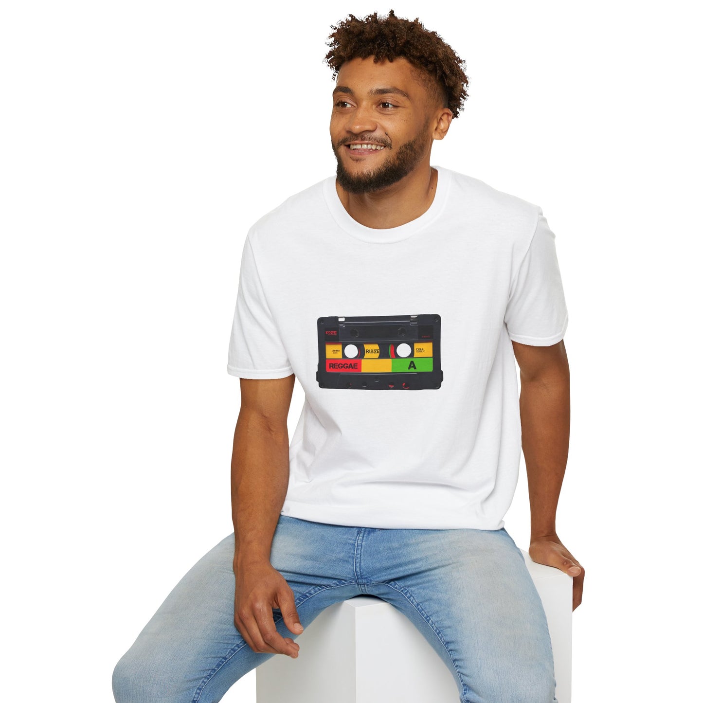 Cassette Tape Reggae T-Shirt | Unisex Softstyle