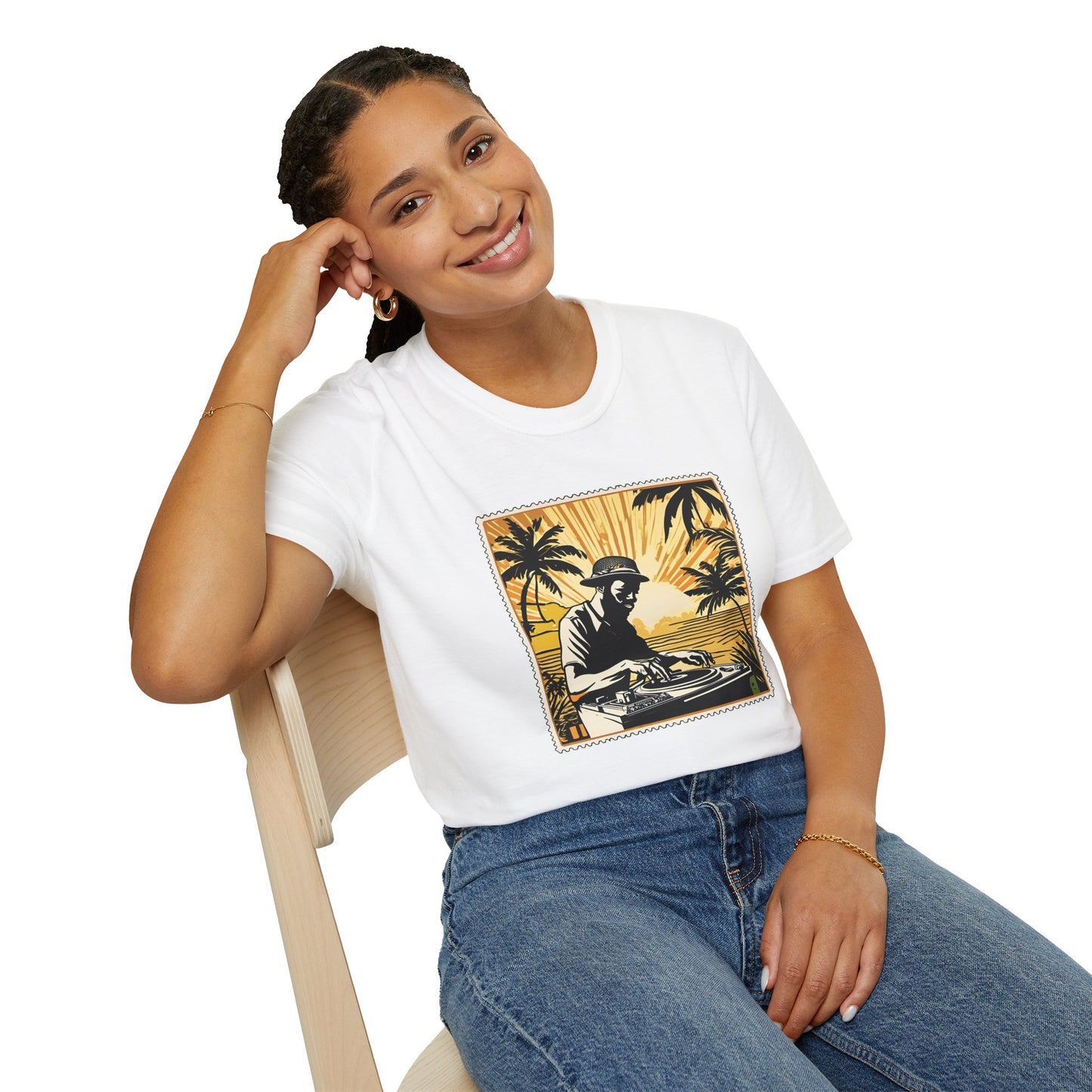 Reggae DJ Beach Unisex T-Shirt