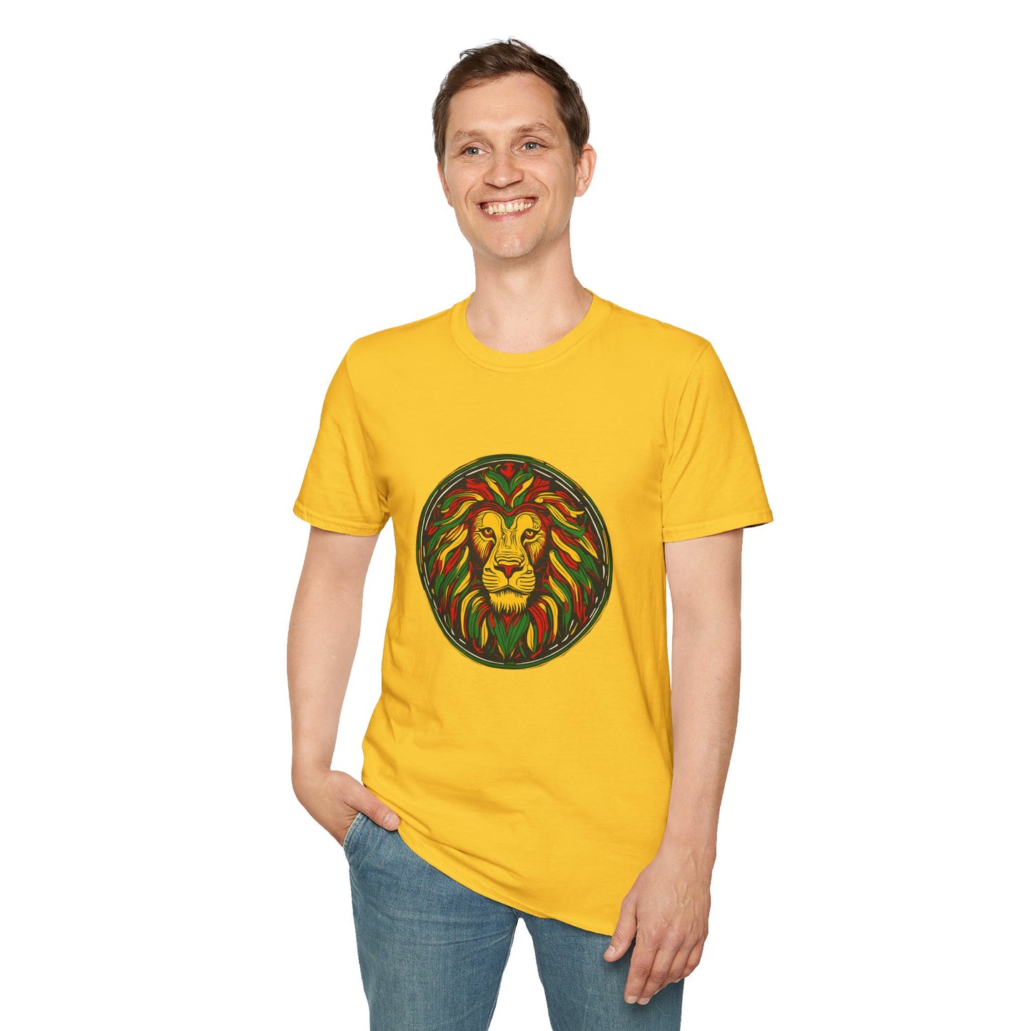 Lion Reggae T-Shirt | Unisex Softstyle