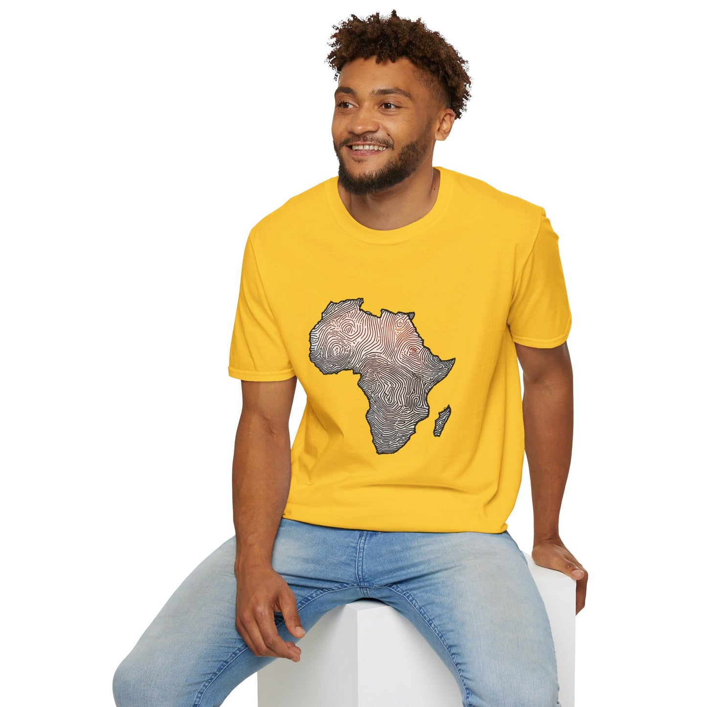 T-Shirt Fingerprint Africa | Unisex Softstyle