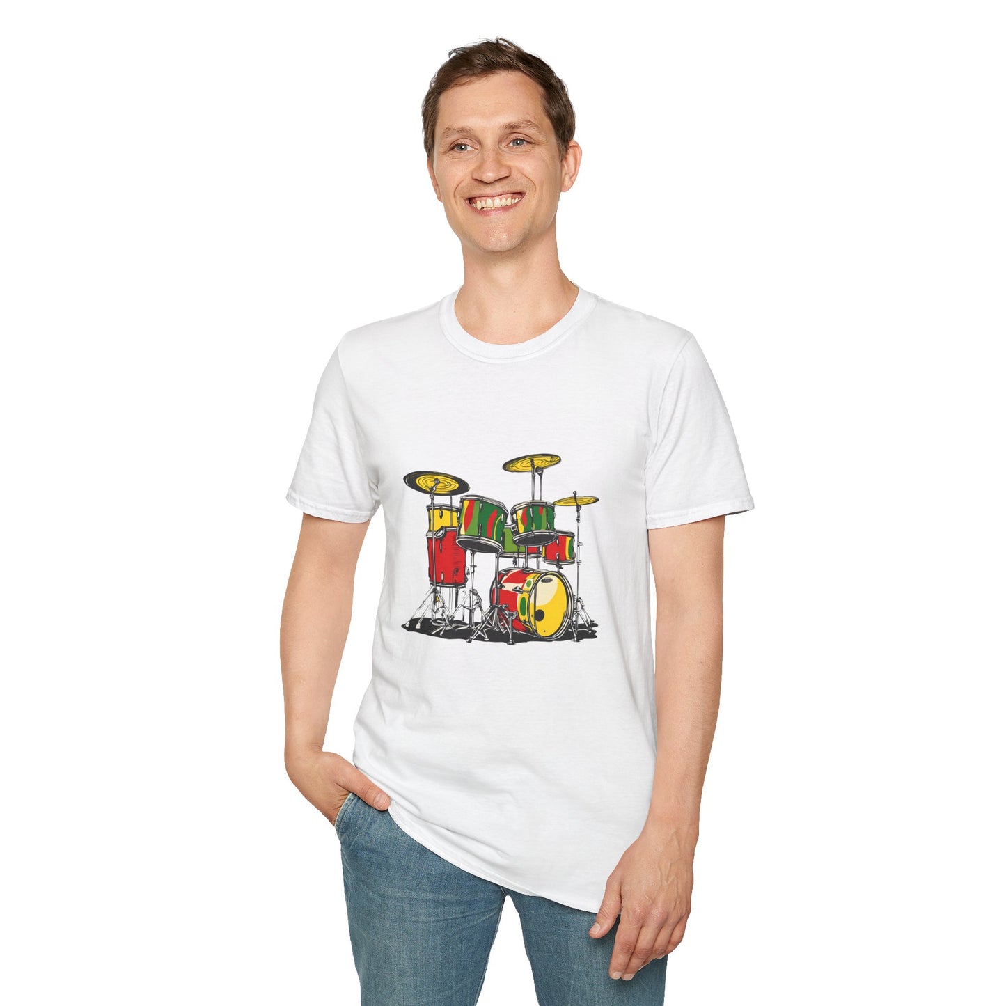 Reggae Drumkit T-Shirt | Softsyle Unisex