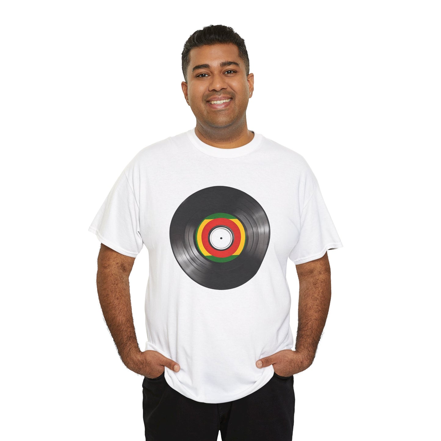 Vinyl Record Tee — Retro Music Record Graphic T-Shirt