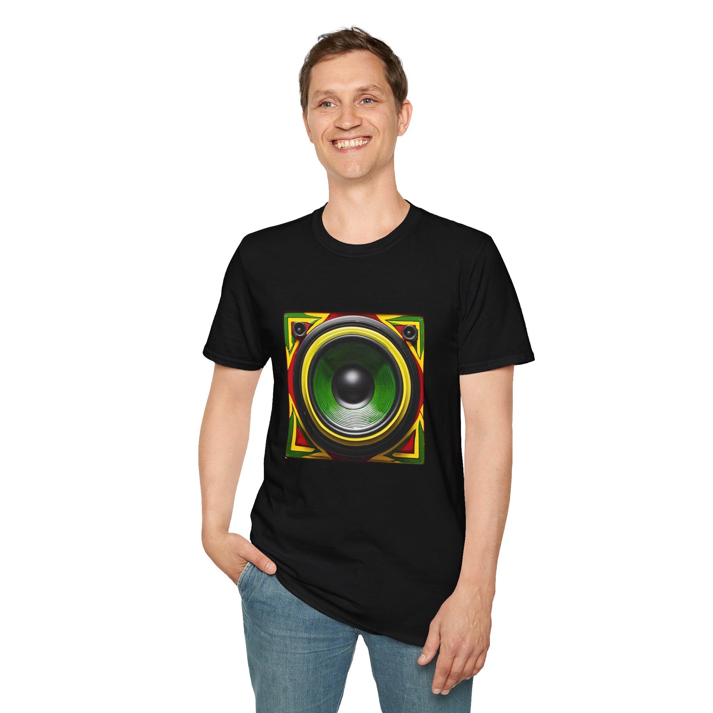 Reggae Speaker T-Shirt | Unisex Softstyle