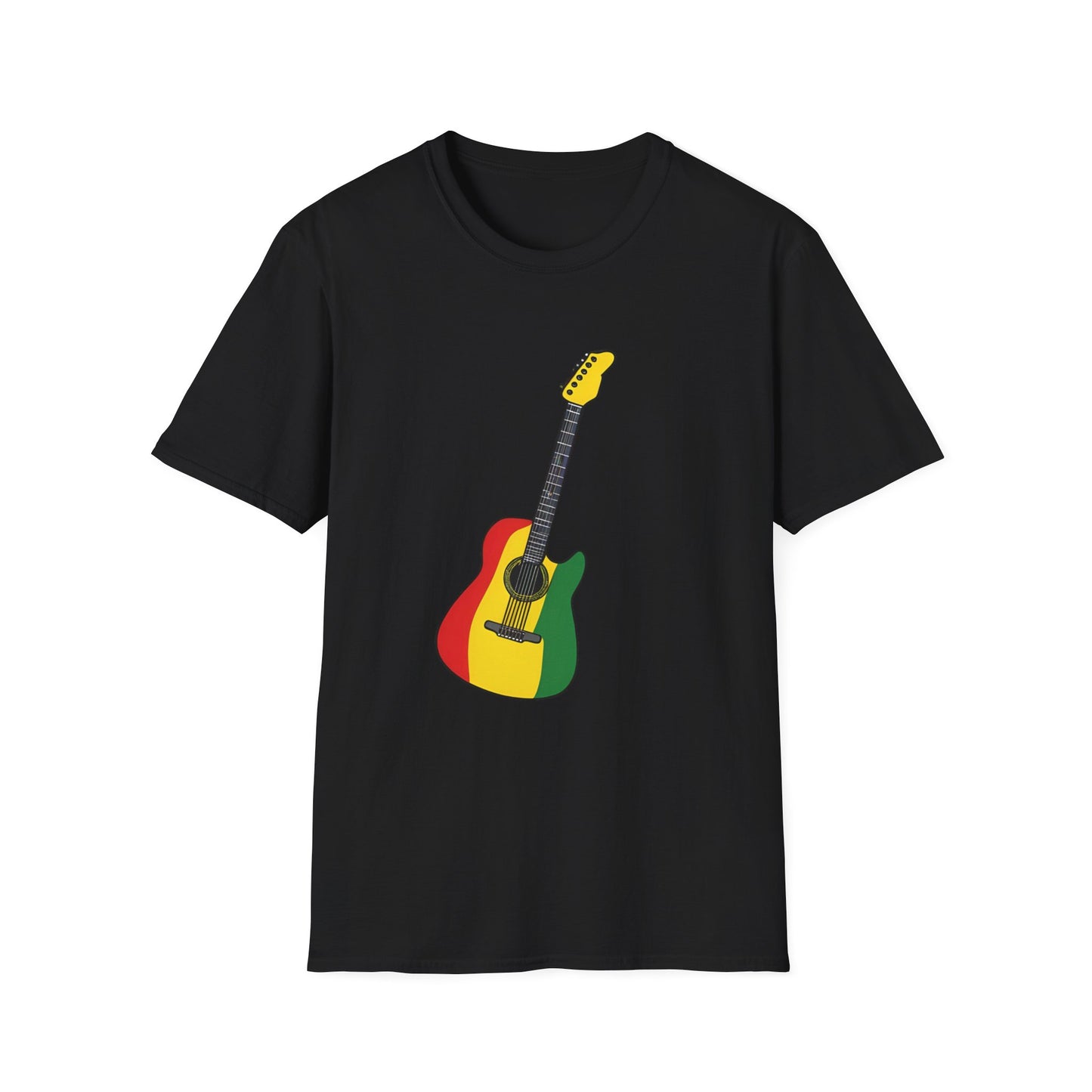 Reggae Guitar T-Shirt | Unisex Softstyle