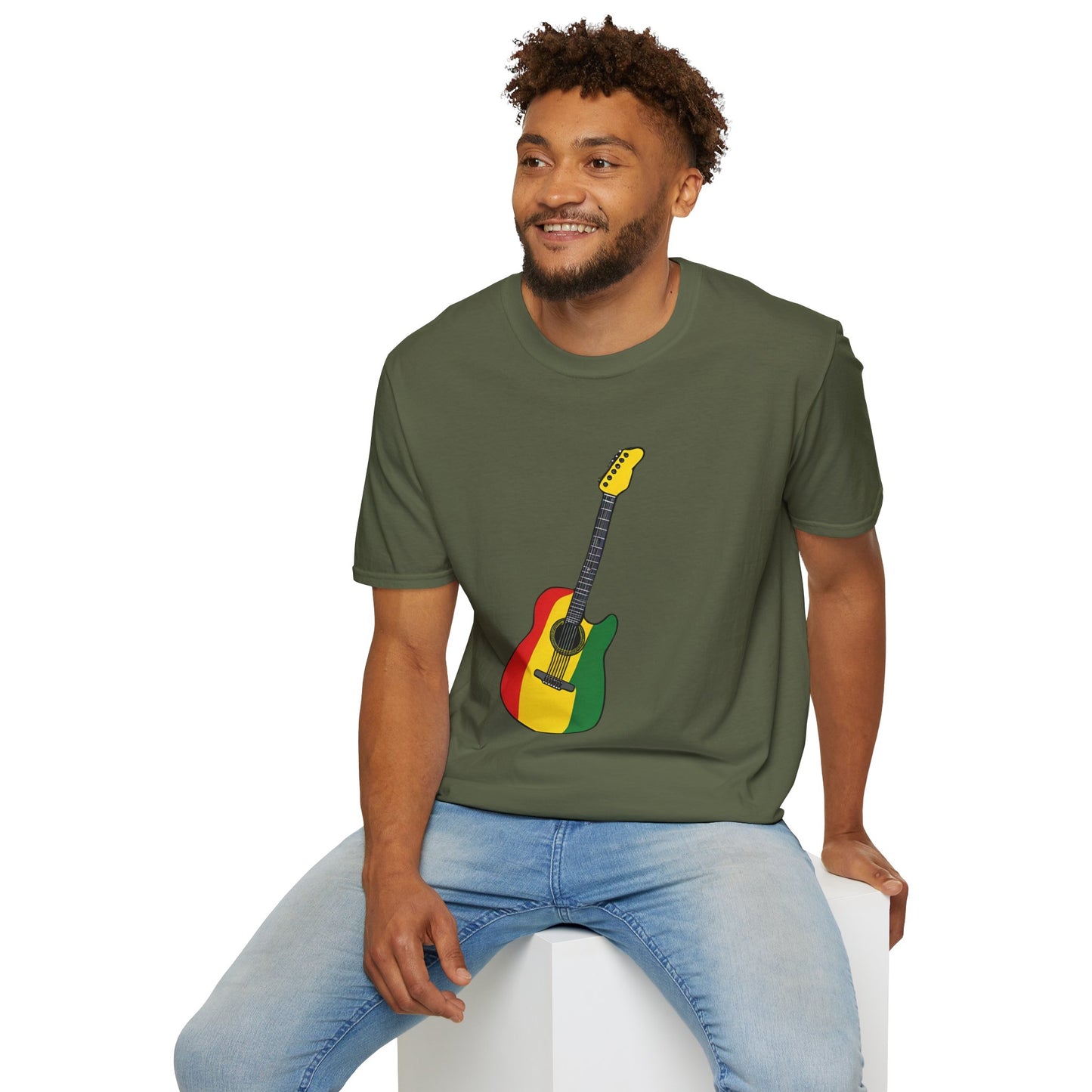 Reggae Guitar T-Shirt | Unisex Softstyle