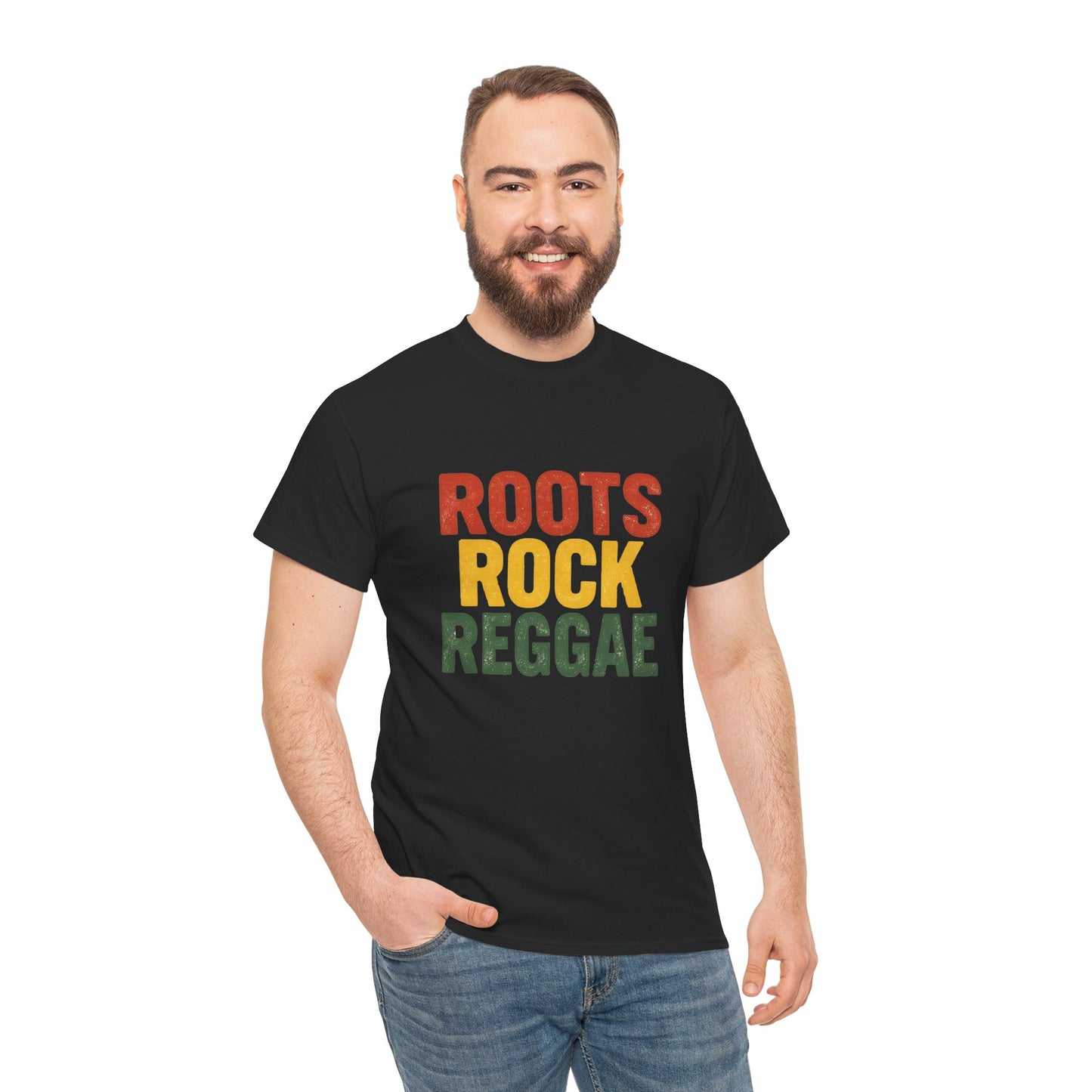 Roots Rock Reggae T-Shirt — Vintage Rasta Music Tee