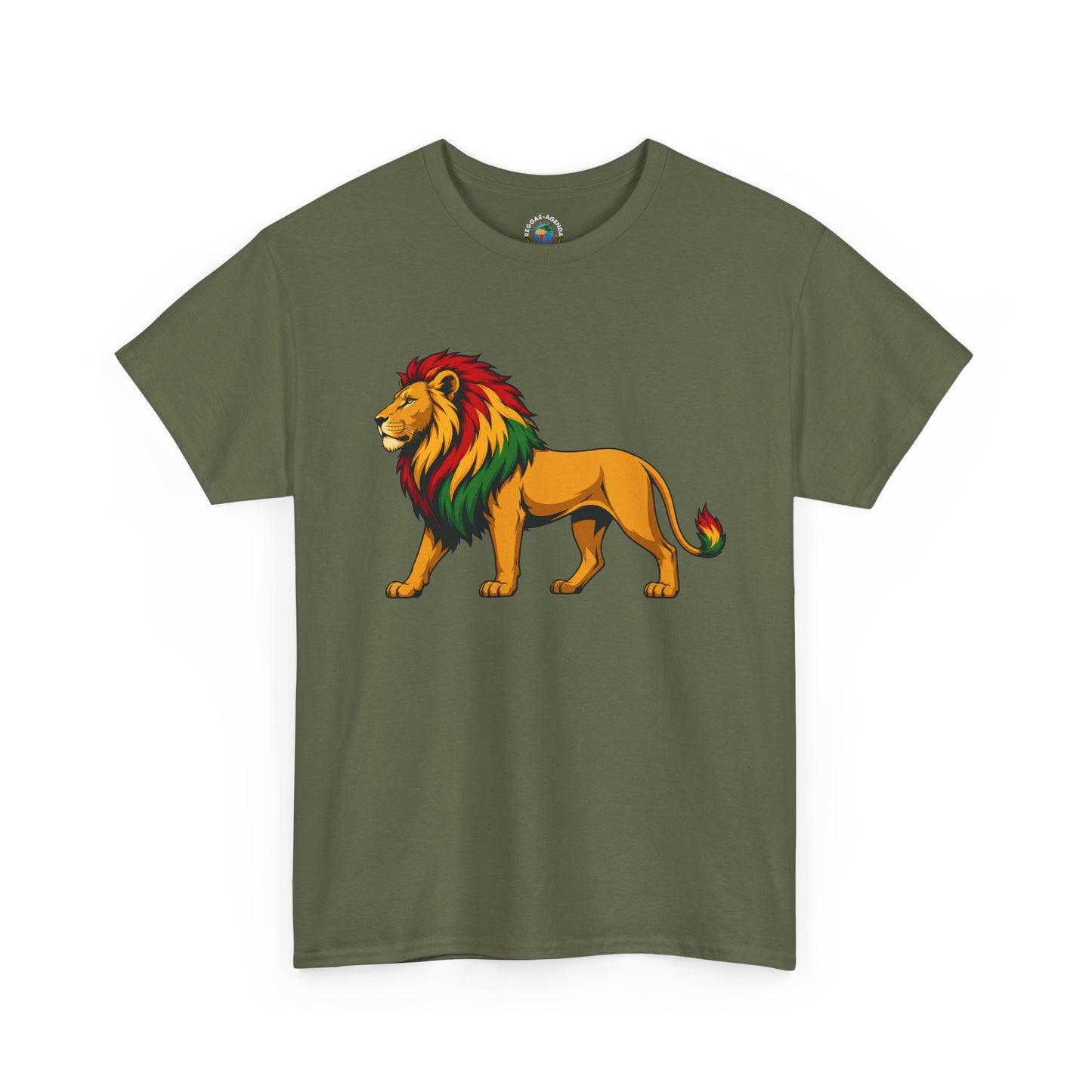 Rasta Mane Lion T-Shirt — Reggae Pride Graphic Tee