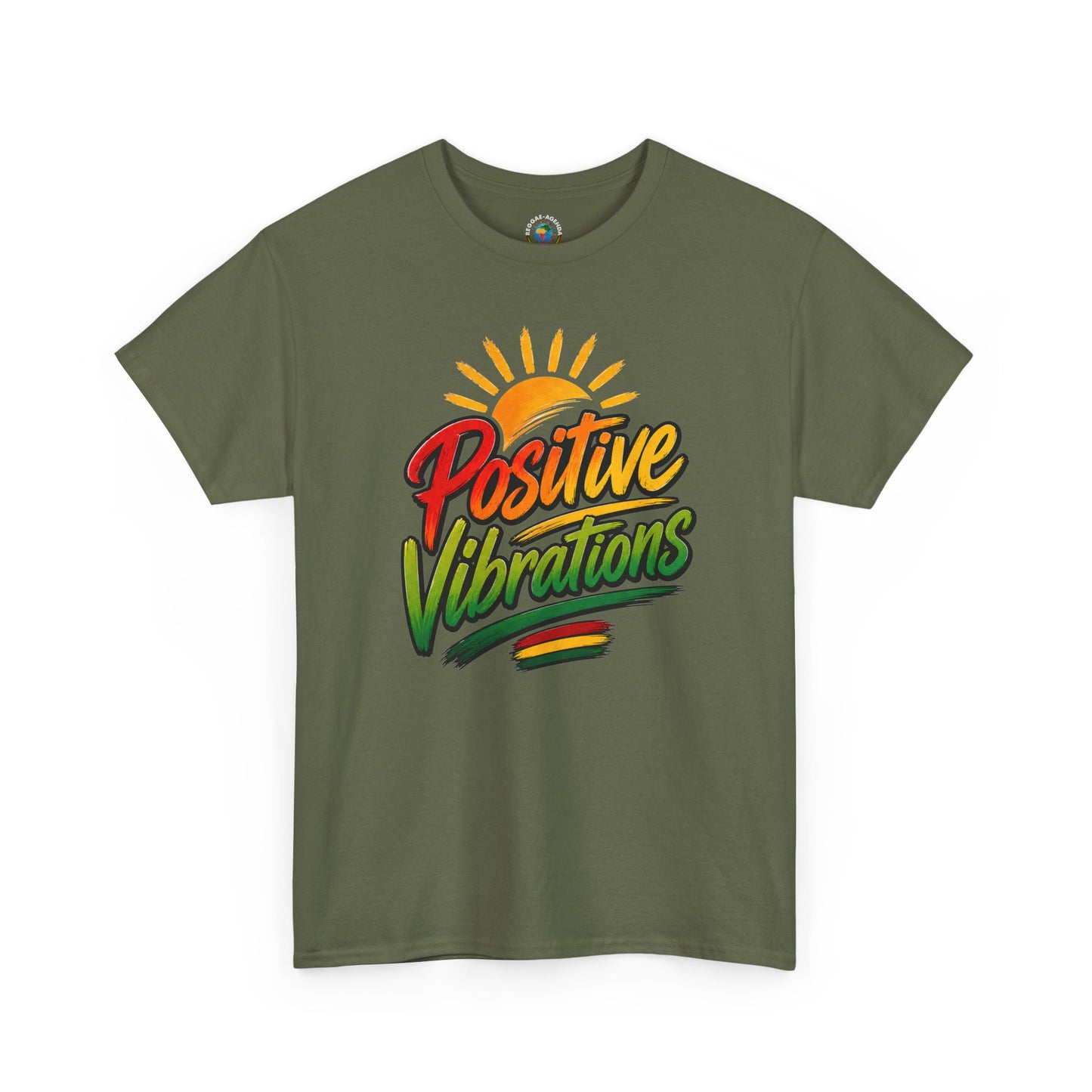Positive Vibrations Tee — Retro Sunshine Graphic T-Shirt