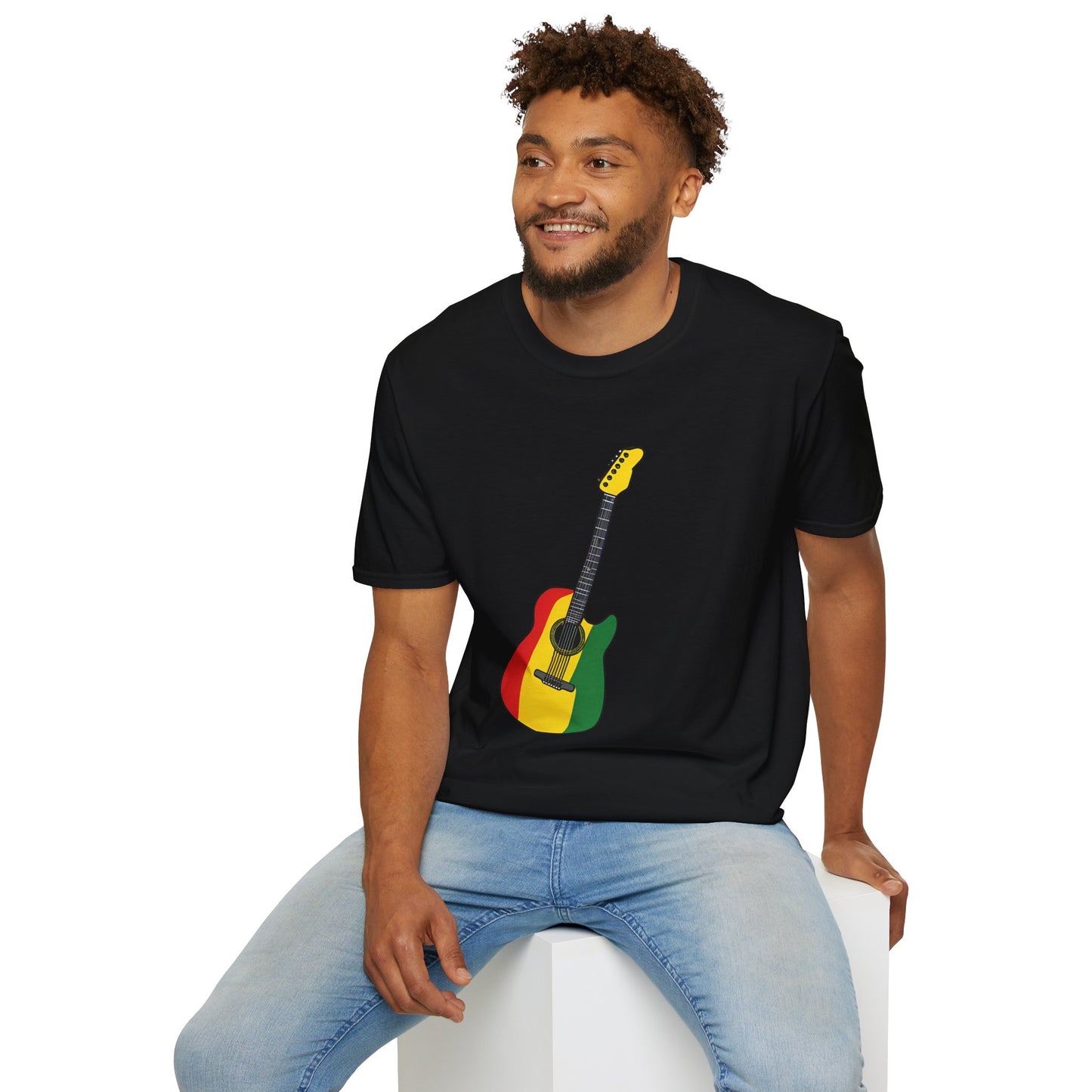 Reggae Guitar T-Shirt | Unisex Softstyle