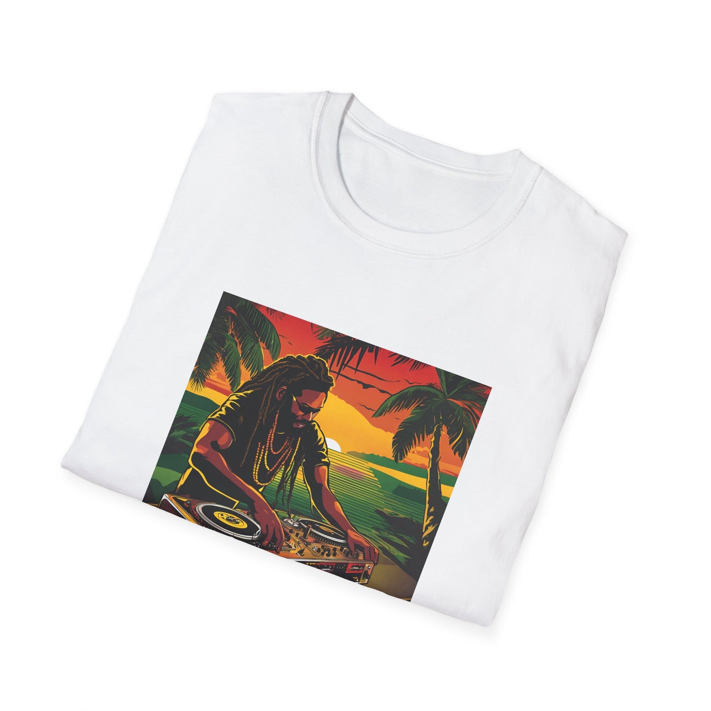 Reggae DJ Beach Unisex T-Shirt