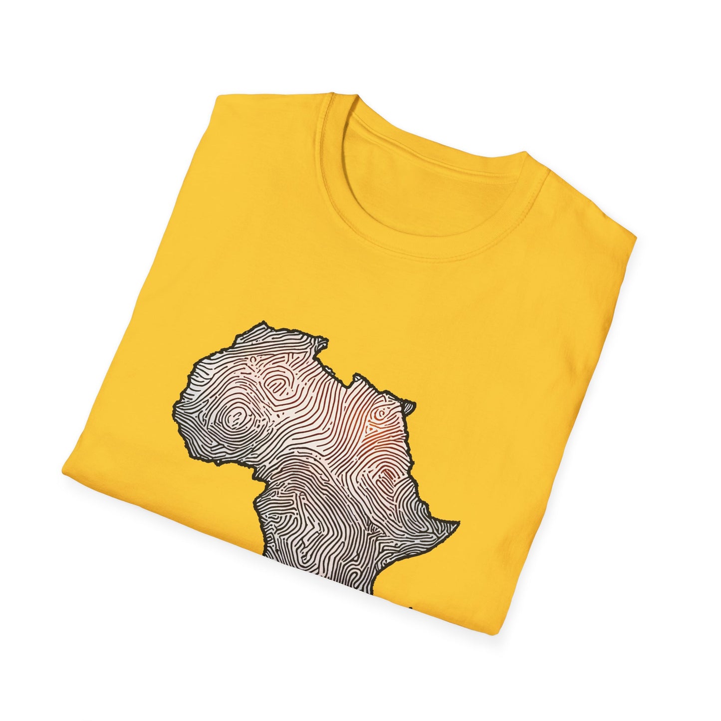 T-Shirt Fingerprint Africa | Unisex Softstyle