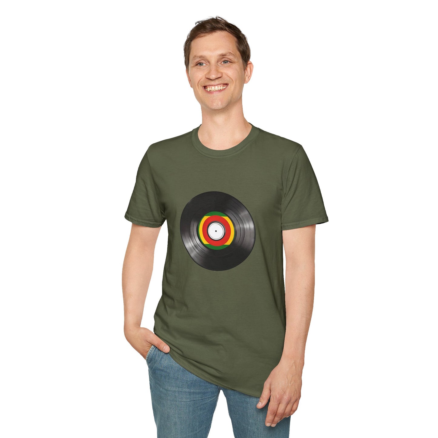 Reggae Vinyl T-Shirt | Unisex Softstyle