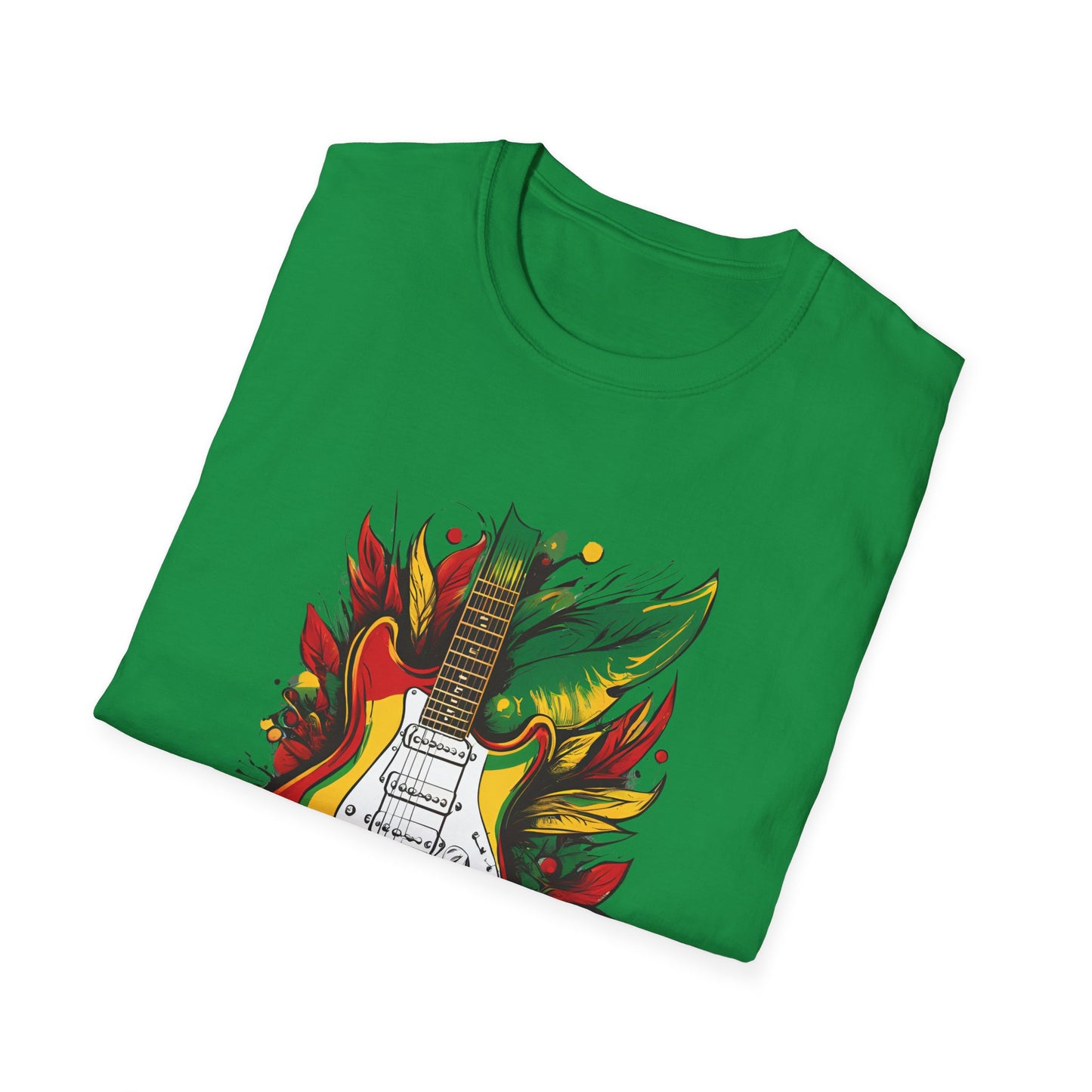 Reggae Guitar T-Shirt | Unisex Softstyle