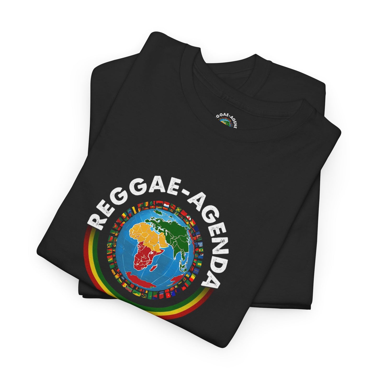 Reggae Agenda T-Shirt — Rasta Globe Graphic Tee