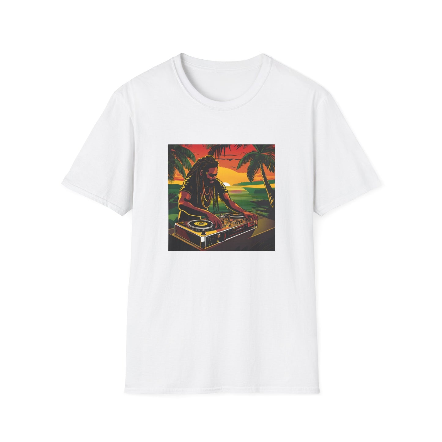 Reggae DJ Beach Unisex T-Shirt