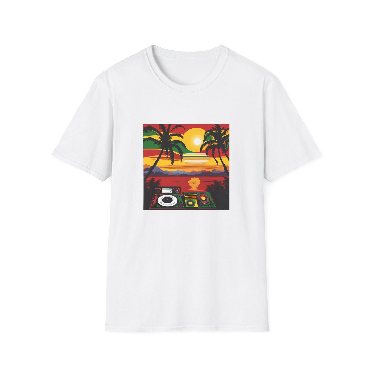 Reggae Beach T-Shirt | Unisex Softstyle